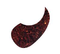 ALFAAL Acoustic Guitar Pickguard Self-adhesive Radius 66mm Pick Guard Sticker For 40" 41" Size Acoustic Guitar Pickguards (Color : 02)