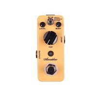 ALFAAL Acoustic Guitar Simulator Effect Pedal True Bypass With 3 Modes Metal Shell Guitar Pedal Guitar Effects Pedal