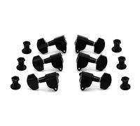 ALFAAL Acoustic Guitar Tuner Knob 90 Degree Fully Enclosed Winder Winder Peg (Color : Black)