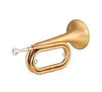 ALFAAL Adult Trumpets Brass Bugle Call Gold Plated Trumpet Horn With Carrying Bag Musical Instrument For Beginners