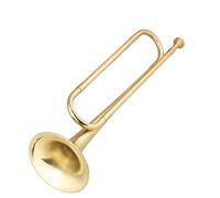 ALFAAL Adult Trumpets Brass C Bugle Call Gold-Plated Trumpet Musical Instrument For Beginners
