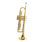 ALFAAL Adult Trumpets Performance Trumpet Instrument Brass Tube B Flat Trumpet Brass Three-tone Trumpet Beginner