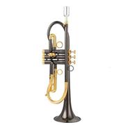 ALFAAL Adult Trumpets Trumpet B Flat Silver-plated Instrument Beginner Professional Wind Instrument(D)