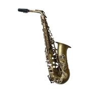 ALFAAL Alto Saxophone Antique Copper Plated E-flat Professional Musical Instrument With Mouthpiece Reed Neck (Color : 01)
