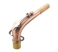 ALFAAL Alto Saxophone Bend Neck Brass Material Sax Woodwind Instrument Accessory 24.5mm (Color : 01)