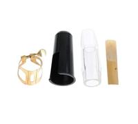 ALFAAL Alto Saxophone Mouthpiece Kit Mouthpiece Mouthpiece Cap Clip Reed E-flat Mouth Piece Woodwind Instruments Accessories