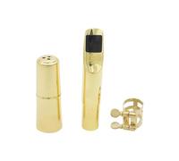 ALFAAL Alto Saxophone Mouthpiece Sax Mouth Pieces Ligature Clip Professional 5C 6C 7C 8C Woodwind Instrument Accessories (Color : 6C)