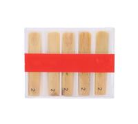 ALFAAL B-flat Clarinet Clarinet Reed Reed No.2.5 No.2 No.3 10-piece Transparent Boxed Musical Instrument Accessories (Color : Reed No. 2)