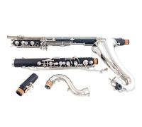 ALFAAL B Flat Clarinet For Beginner Bass Clarinet Professional Clarinet Low-C/Bb/Sib(BCL-138)