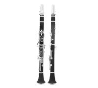 ALFAAL B Flat Clarinet For Beginner C Key Clarinet 17 Keys Clarinet Bakelite Body Sib Clarinet Professional Woodwind Instrument