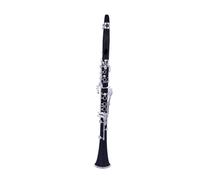 ALFAAL B Flat Clarinet For Beginner Clarinet Bakelite B Flat 17 Keys Silver-plated Keys Beginner Professional Performance Examination
