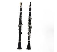 ALFAAL B Flat Clarinet For Beginner Clarinet/Black Tube Bb Tune Black 17 Keys Bakelite Nickel-plated Professional Performance-level Instrument Box