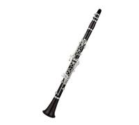 ALFAAL B Flat Clarinet For Beginner Professional Ebony Clarinet Falling Tune B 17 Key Silver Plated Copper Solid Wood Clarinet