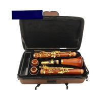 ALFAAL B Flat Clarinet For Beginner Red Wood Professional Clarinet Rosewood BB Gold-plated Keys Solid Wood Sib Clarinet