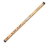 ALFAAL bamboo flute instrument 10 Holes Bamboo Flute Two-section Flute Hot Stamping Dizi Flauta Wood For Beginners And Music Lovers(G Key)