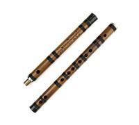 ALFAAL bamboo flute instrument 6 Finger Holes Bamboo Flute Traditional Handmade Professional Musical Instruments Dizi With Accessories(G Key)