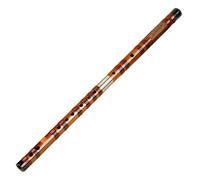 ALFAAL bamboo flute instrument Flute Musical Instrument Playing White Copper Flute Bitter Bamboo Flute B Flat Key(F Key)