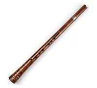 ALFAAL bamboo flute instrument G/F Key 8 Holes Professional Traditional Woodwind Musical Instruments Glossy Vertical Handmade Bamboo Flute(F- Key)