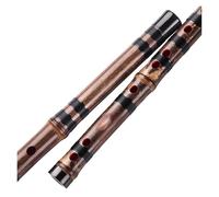 ALFAAL bamboo flute instrument Professional-grade Flute Instrument Plain Flute Purple Bamboo Natural Color(G Key)