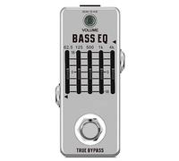ALFAAL Bass EQ Pedal 5 Band Equalizer Pedals For Bass Guitar With 5 Band Graphic Mini Size True Bypass Guitar Effects Pedal