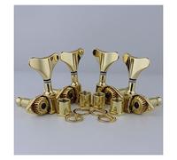 ALFAAL Bass Guitar Machine Chrome Heads Open Gear Gold (Color : 2R2L)