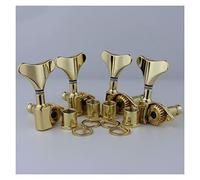 ALFAAL Bass Guitar Machine Chrome Heads Open Gear Gold (Color : 4R)