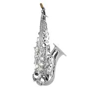 ALFAAL Bb Saxophone Saxophone Silver Plated Brass Professional Woodwind Instrument B Flat Sax With Case Instrument Accessories