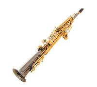 ALFAAL Bb Tune Saxophone Saxophone Brass Black Nickel Lacquer Professional Saxophone Sax Musical Instrument With Accessories