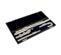 ALFAAL Beginner C Flute Alto Flute G Tune 16 Closed Hole Keys Sliver Plated Professional Musical Instrument With Case