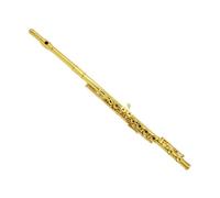 ALFAAL Beginner C Flute Flute Instrument Gold-plated 16-key Flute Open Hole And Closed Hole Dual-purpose Professional Cupronickel Flute