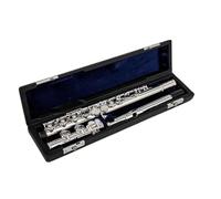 ALFAAL Beginner C Flute Flute Professional Cupronickel Opening C Key 16 Hole Flute Silver Plated Musical Instruments With Case And Accessories