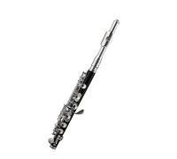 ALFAAL Beginner C Flute Flute Silver Plated C Key Bakelite Performance Grade Instrument Flute ABS Tube Beginner Instrument