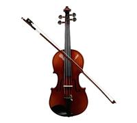 ALFAAL Beginner Playing Violin Spruce Handmade Violin With Hygrometer Square Box