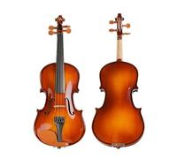 ALFAAL Beginner Practice Handmade Solid Wood Violin White Pine Maple Jujube Accessories (Color : 1/4)
