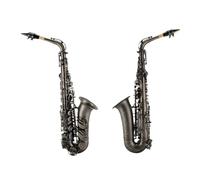 ALFAAL Beginner saxophone Alto E-flat Saxophone Instrument Matte Black Nickel Process Alto Saxophone Music Lovers And Beginners Practice Playing