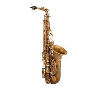 ALFAAL Beginner saxophone Alto Saxophone Antique Copper Eb Tune E Flat Musical Instrument Sax Professional Beginner Instrument With Case(B)