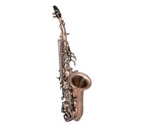 ALFAAL Beginner saxophone Antique Red Soprano Saxophone Bb Tone Professional Woodwind Instrument B Flat With Box Musical Instrument Accessories