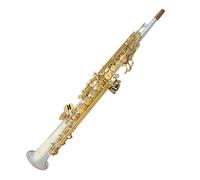 ALFAAL Beginner saxophone Beginner Saxophone Professional B Flat High Pitch Silver-plated Saxophone With Accessories