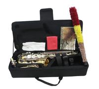 ALFAAL Beginner saxophone Eb Alto Saxophone Brass Saxophone Professional Alto Sax With Reeds Straps Tooth Pad Brush Accessories Music Instrument