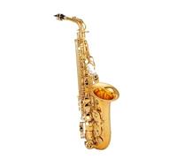 ALFAAL Beginner saxophone Professional Alto Drop E Saxophone Gold Alto Saxophone Beginners Music Hobby Instrument With Accessories(A)