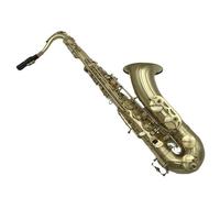 ALFAAL Beginner saxophone Professional Bronze Tenor Saxophone Bb Tenor Brass Playing Professionally Paragraph Music Saxophone(A)