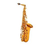 ALFAAL Beginner saxophone Rose Gold Engraved Gold Flat Alto Saxophone Eb With Case Accessories Professional Performers Saxophone(A)