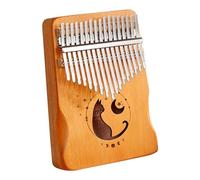 ALFAAL beginners kalimba 17 Keys Professional Kalimba Thumb Piano Kalimba Professional Finger Piano Full Kalimba Instrument Kalimba Portable (Color : Yellow)