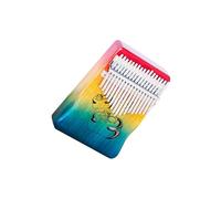 ALFAAL beginners kalimba 17 tone color thumb piano wooden box type kalimba finger piano