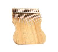 ALFAAL beginners kalimba Board-type camphor wood log color 24-tone thumb piano kalimba portable musical instrument for beginners