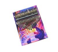 ALFAAL beginners kalimba Full set of accessories chromatic thumb piano kalimba 17-tone kalimba entry-level simple instrument finger piano (Color : 3)
