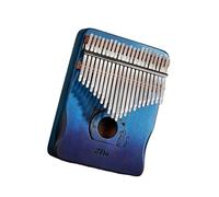 ALFAAL beginners kalimba Gradient Blue Mahogany Thumb Piano 21-Tone Kalimba Portable Marimba Instrument