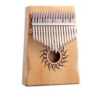 ALFAAL beginners kalimba Kalimba musical instrument all wood maple suitable for beginners professional piano adult 17 keys with sound hole (Color : 2)