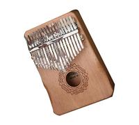 ALFAAL beginners kalimba Log color hand guard chromatic scale 17-tone thumb piano Kalimba Kalimba beginners finger piano portable