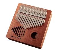ALFAAL beginners kalimba Mahogany 17 Key Chromatic Piano Music Lovers Mini Thumb Instrument Limba Cute Instrument (Color : 3)